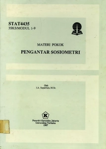STAT4435 – Pengantar Sosiometri